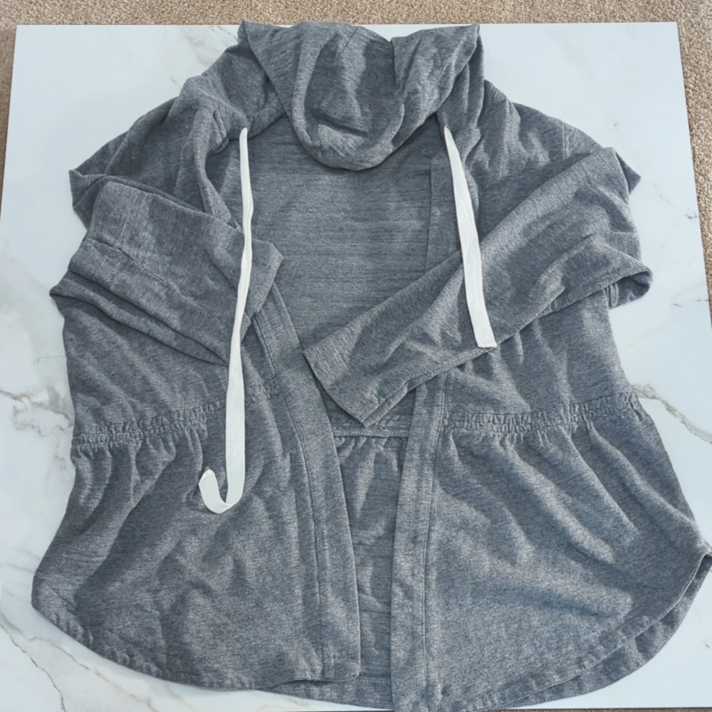 Loft peplum sweater jacket